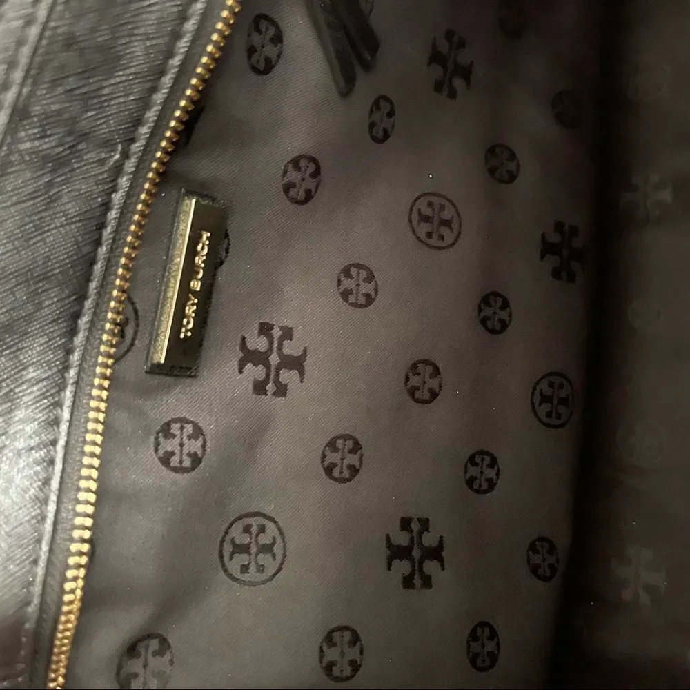 Tory Burch black leather handbag